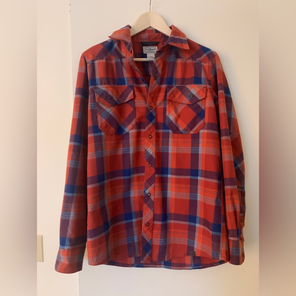 LL Bean flannel shirt, men’s small